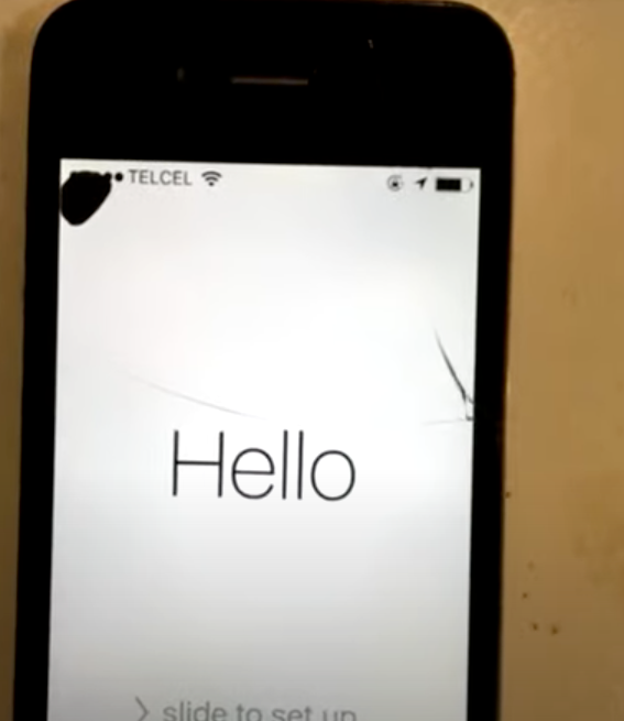 Manchas en tu pantalla por golpes